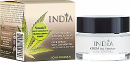 Парфумерія, косметика Крем для обличчя з маслом конопель - India Face Cream With Cannabis