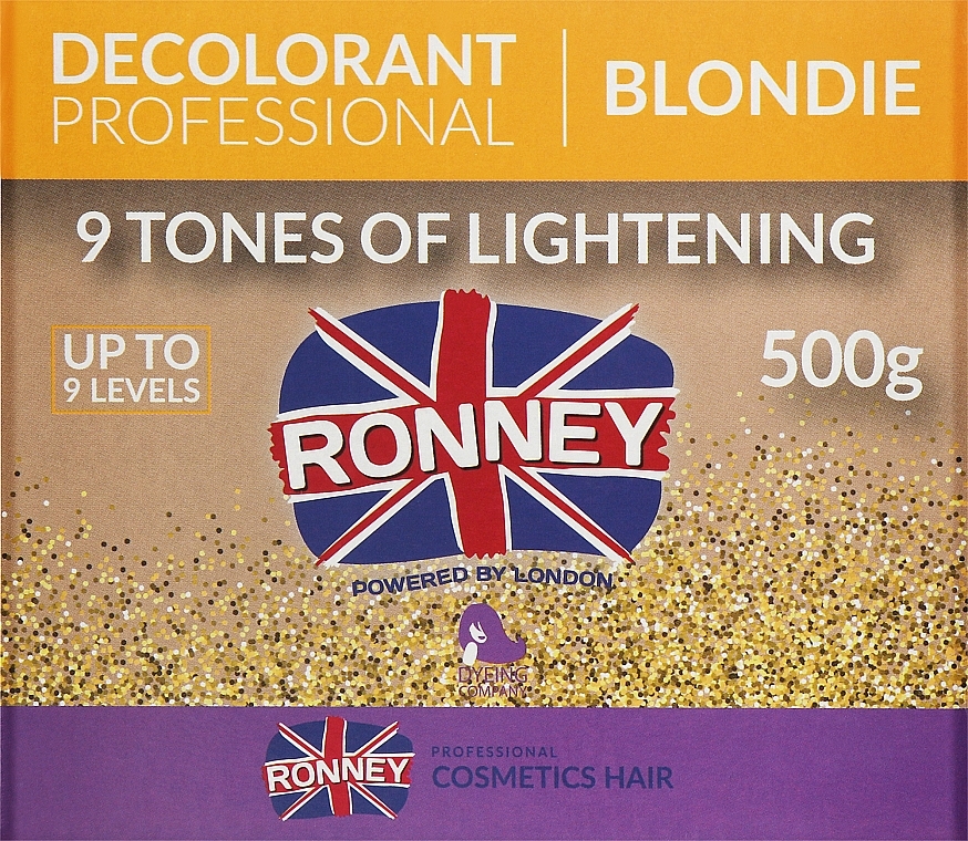 Пудра для осветления волос до 9 тонов - Ronney Professional Decolorant Professional Blondie — фото N1