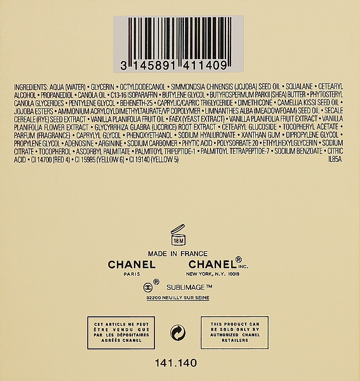 Антивіковий крем насиченої текстури - Chanel Sublimage La Creme Texture Supreme — фото N3