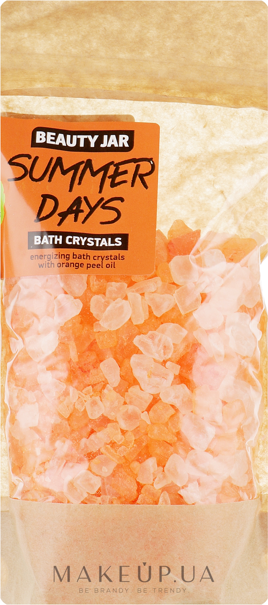 Тонизирующие кристаллы для ванны с маслом апельсиновой кожуры - Beauty Jar Summer Days Energizing Bath Crystals with Orange Peel Oil — фото 600g