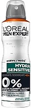 Духи, Парфюмерия, косметика Дезодорант-антиперспирант - L'Oreal Paris Men Expert Hydra Sensitive Deo Spray