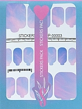 Дизайнерські наклейки для педикюру "Wraps P-00003" - StickersSpace — фото N1