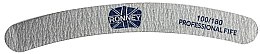 Пилочка для нігтів, 180/240, сіра, "RN 00247" - Ronney Professional — фото N1