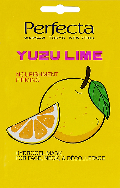 Питательная маска для лица, шеи и декольте - Perfecta Yuzu Lime Mask — фото N1