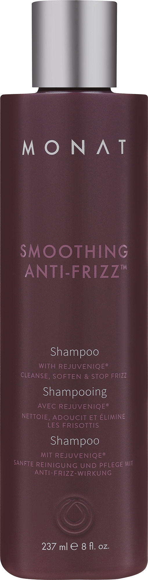 Шампунь для выпрямления волос - Monat Smoothing Anti-Frizz Shampoo — фото 237ml