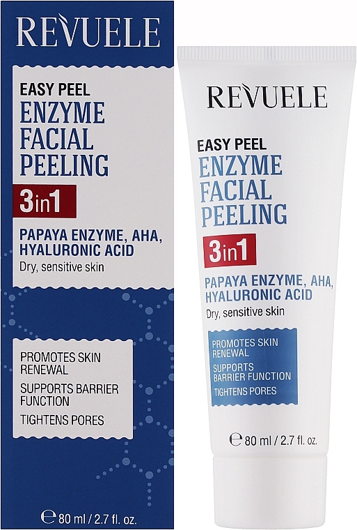 Пілінг ензимний для обличчя 3в1 - Revuele Easy Peel Enzyme Facial Peeling 3in1 — фото N2