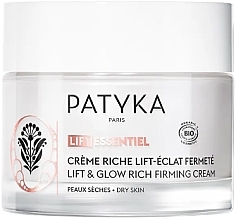Духи, Парфюмерия, косметика Укрепляющий крем для лица - Patyka Lift Essentiel Rich Cream Lift-Radiance 
