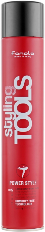 Лак для волосся, екстрасильна фіксація - Fanola Tools Power Style Lacquer Spray Extra Strong