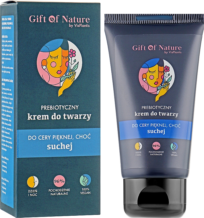 Пребіотичний крем для обличчя для сухої шкіри - Vis Plantis Gift of Nature Face Cream — фото N2