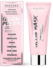 Маска для лица с розовой глиной - Biovene Glow Mask Pore Cleansing Facial Treatment — фото N2