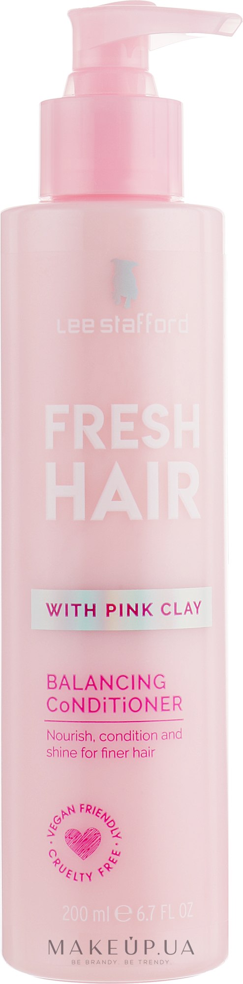 Балансуючий кондиціонер з рожевою глиною - Lee Stafford Fresh Hair Balancing Conditioner — фото 200ml