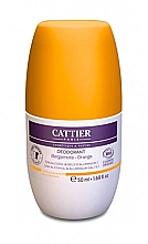 Духи, Парфюмерия, косметика Шариковый дезодорант - Cattier Roll-On Deodorant Bergamot Orange