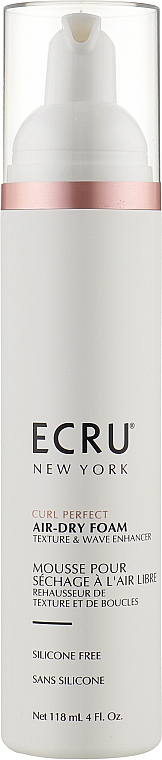 Мус для укладання волосся без фена - ECRU New York Curl Perfect Air-Dry Foam — фото N1