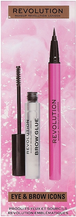 Набор, 2 продукта - Makeup Revolution Eye & Brow Icons Gift Set — фото N1