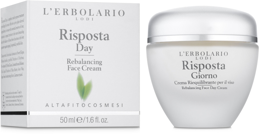 Крем інтенсивний для обличчя денний - l'erbolario Crema Risposta Giorno — фото N2