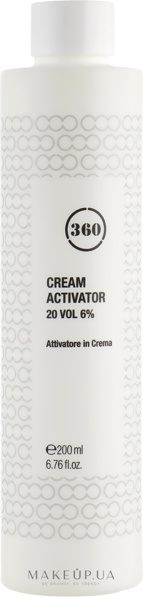 Крем-активатор 20 - 360 Cream Activator 20 Vol 6% — фото 200ml