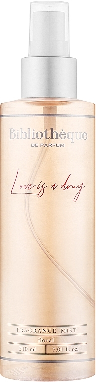 Bibliotheque de Parfum Love Is A Drug - Парфюмированный мист для тела с шиммером — фото N1