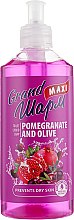 Мыло жидкое "Гранат и олива" - Grand Шарм Maxi Milk Pomegranate & Olive Toilet Liquid Soap — фото N1
