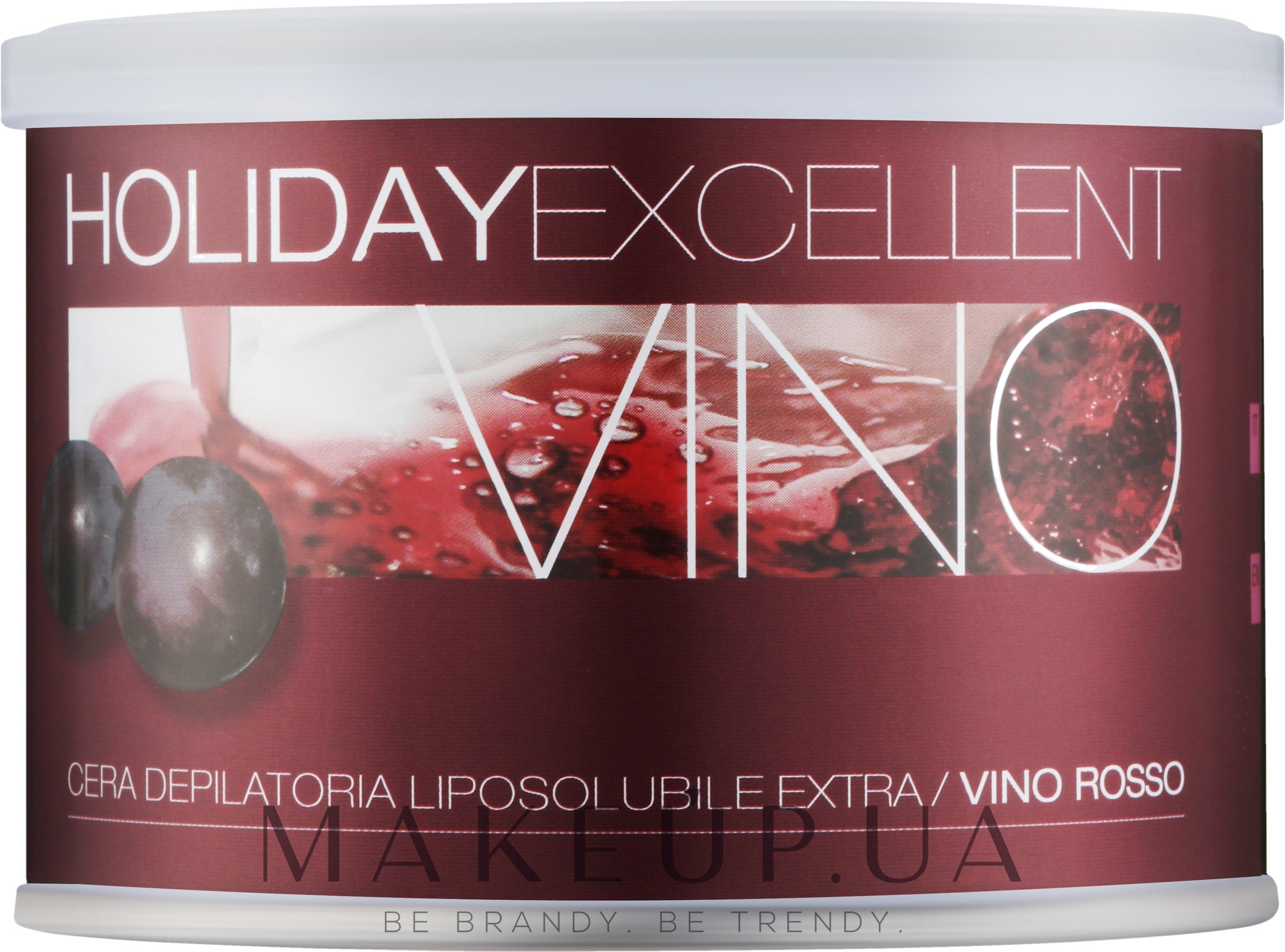 Віск для депіляції у банці "Вино" - Holiday Depilatory Wax — фото 400ml