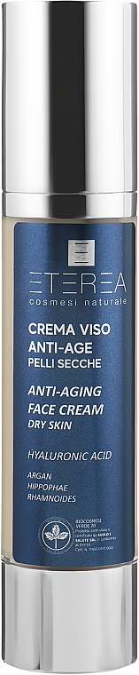 Крем для сухой кожи лица - Eterea Supreme Crema Viso Antiage