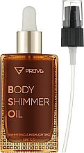 Масло для тела с шиммером - PROVG Body Shimmer Oil Bronze Tan SPF 5,5 — фото N3