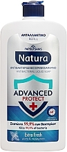 Антибактеріальне рідке мило "Extra Fresh" - Papoutsanis Natura Pump Cream Soap (Refill) — фото N1