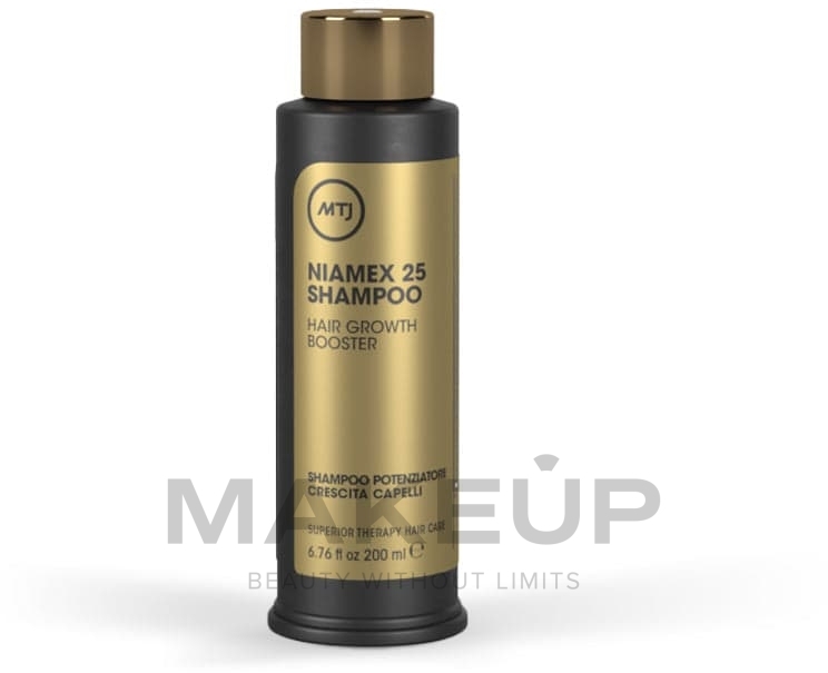 Шампунь-активатор росту для усіх типів волосся - MTJ Cosmetics Superior Therapy Niamex 25 Shampoo — фото 200ml