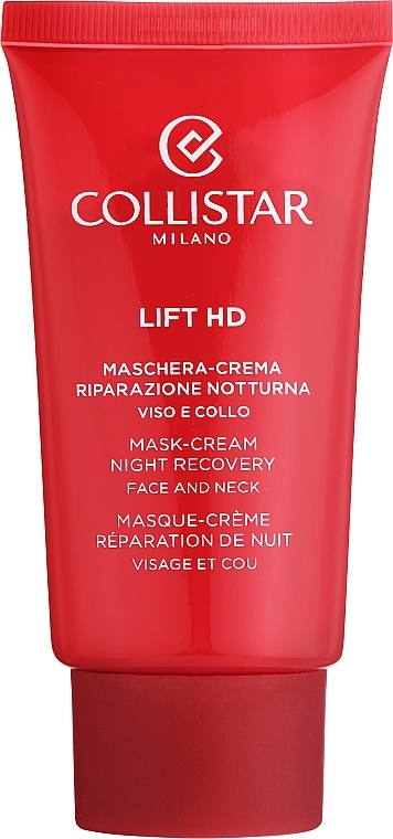 Крем-маска нічний для обличчя та шиї - Collistar Lift HD Night Recovery Mask Cream
