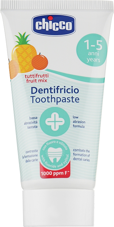 Зубная паста "Тутти-Фрутти" с фтором от 1 года - Chicco