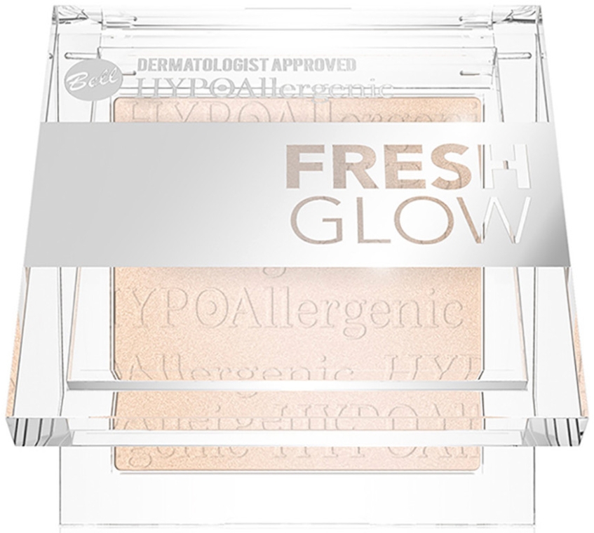 Хайлайтер для лица и тела - Bell HYPOAllergenic Fresh Glow Illuminating Powder — фото N1