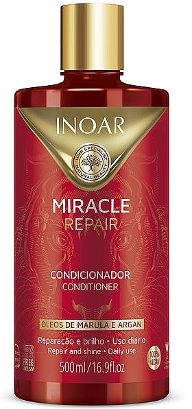 Кондиционер для волос - Inoar Miracle Repair Conditioner — фото N1