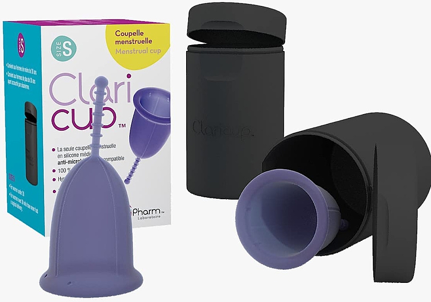 Силиконовая менструальная чаша, размер 1 (S) - Claripharm Claricup Menstrual Cup — фото N1