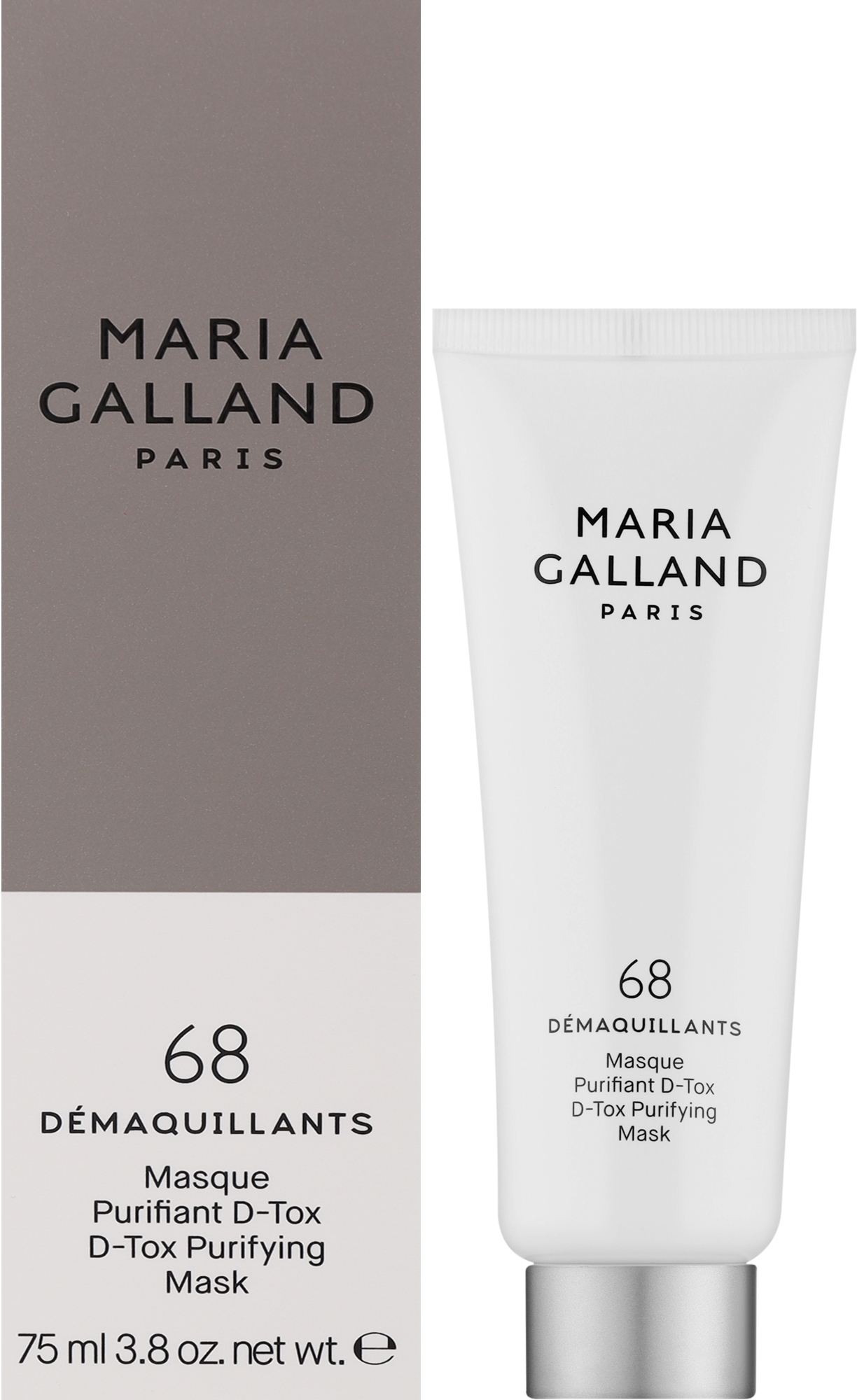 Детокс-маска для вирівнювання рельєфу шкіри обличчя - Maria Galland Paris 68 D-Tox Purifying Mask — фото 75ml