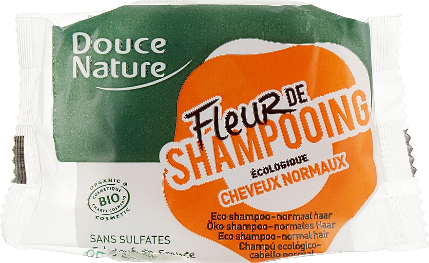 Твердый шампунь для нормальных волос - Douce Nature Fleur De Shampoo — фото N1
