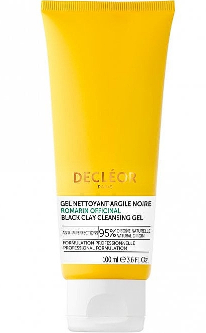 Очищувальний гель для обличчя - Decleor Rosemary Officinalis Black Clay Cleansing Gel — фото N1