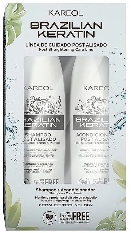 Набір - Kareol Brazilian Keratin (shm/300ml + cond/300ml) — фото N1