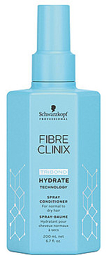 Зволожувальний спрей-кондиціонер для волосся - Schwarzkopf Professional Fibre Clinix Hydrate Spray Conditioner — фото N1