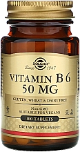 Духи, Парфюмерия, косметика Диетическая добавка "Витамин В6", 50 мг - Solgar Vitamin B6 50 mg