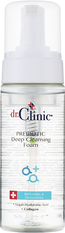Пенка с пребиотиками для глубокой очистки - Dr. Clinic Prebiotic Deep Cleansing Foam