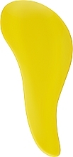 Щітка для волосся CS297Y фігурна, міні, жовта - Cosmo Shop — фото N2