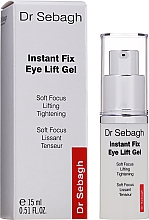 Гель-лифтинг для кожи вокруг глаз - Dr Sebagh Instant Fix Eye Lift Gel — фото N2