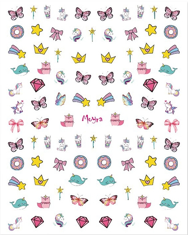 Детские наклейки для ногтей - Moyra Kids Nail Sticker — фото N1