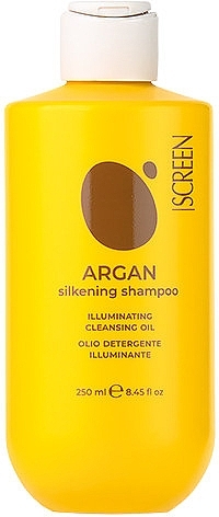 Аргановий шампунь для волосся - Screen Argan Silkening Shampoo (міні) — фото N1