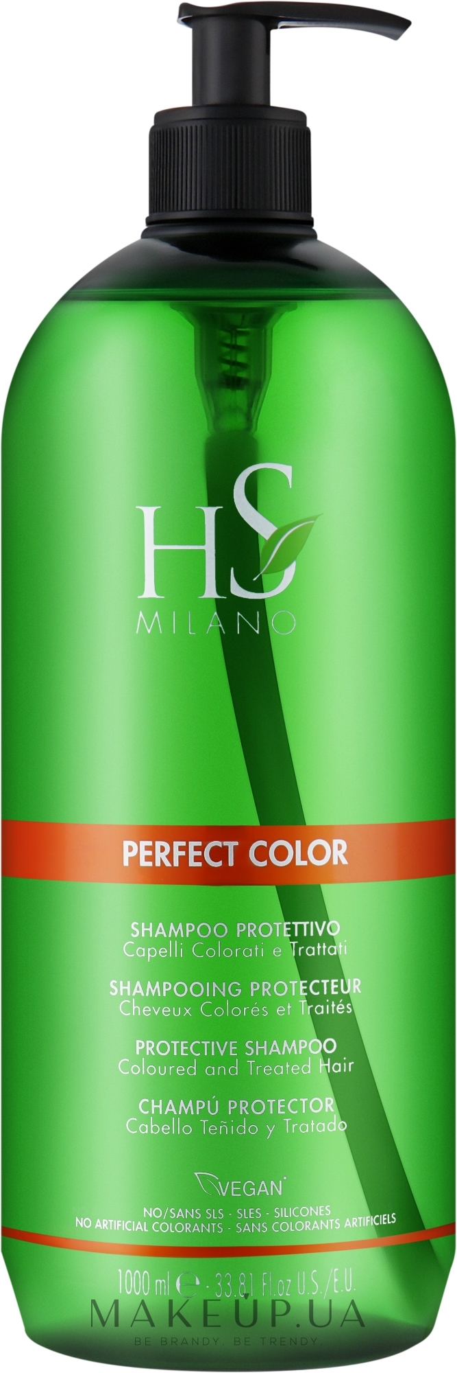 Шампунь для окрашенных волос "Защита цвета" - HS Milano Perfect Color Shampoo — фото 1000ml