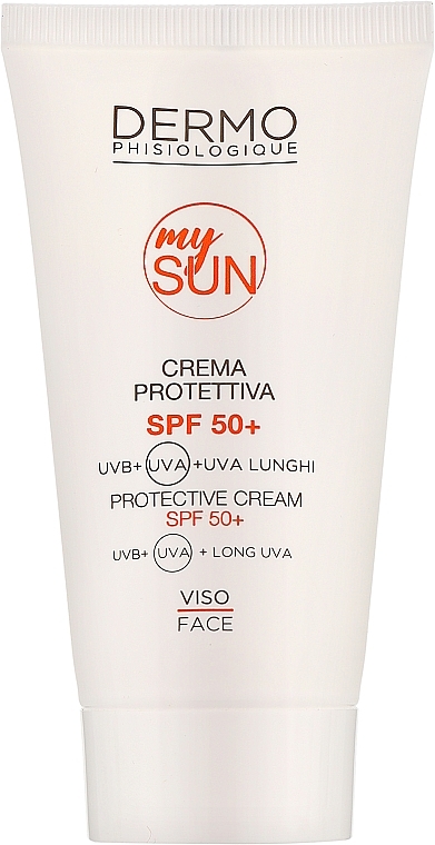 Сонцезахисний крем для обличчя із SPF 50+ - Dermophisiologique Protective Cream Face SPF 50+  — фото N1