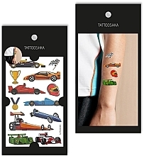 Временное Тату tattooshka набор Гонки (WS-A) купить, цена в интернет магазине игрушек BeSmart
