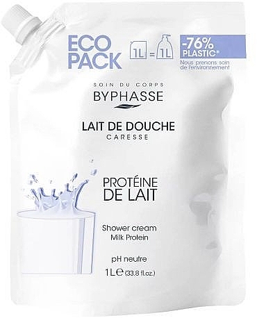 Крем для душа "Молочный протеин" - Byphasse Caresse Shower Cream (сменный блок) — фото N1