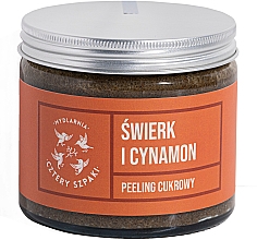 Сахарный скраб для тела "Ель и корица" - Cztery Szpak Sugar Peeling Spruce And Cinnamon — фото N1