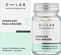 Пищевая добавка "Успокаивающий комплекс для кожи" - D-Lab Nutricosmetics Skin Calming Complex — фото N2