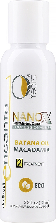 Препарат для кератинового выпрямления - Encanto Nanox Batana Oil Macadamia Treatment — фото N3